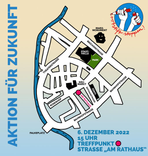 Karte der Versammlung am Rathaus 3 Chemnitz